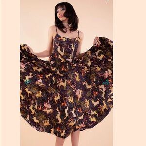 Sold Out Samatha Pleet Daydream Midnight Tapestry Dress 6